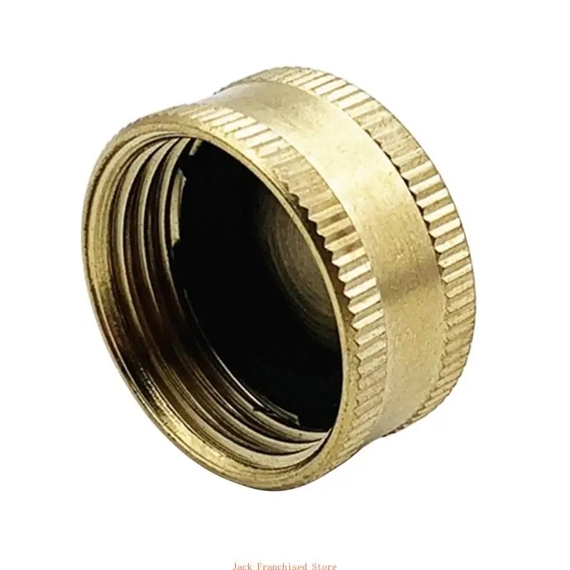 Brass Garden Hose End Caps 2/4 Pack 3/4