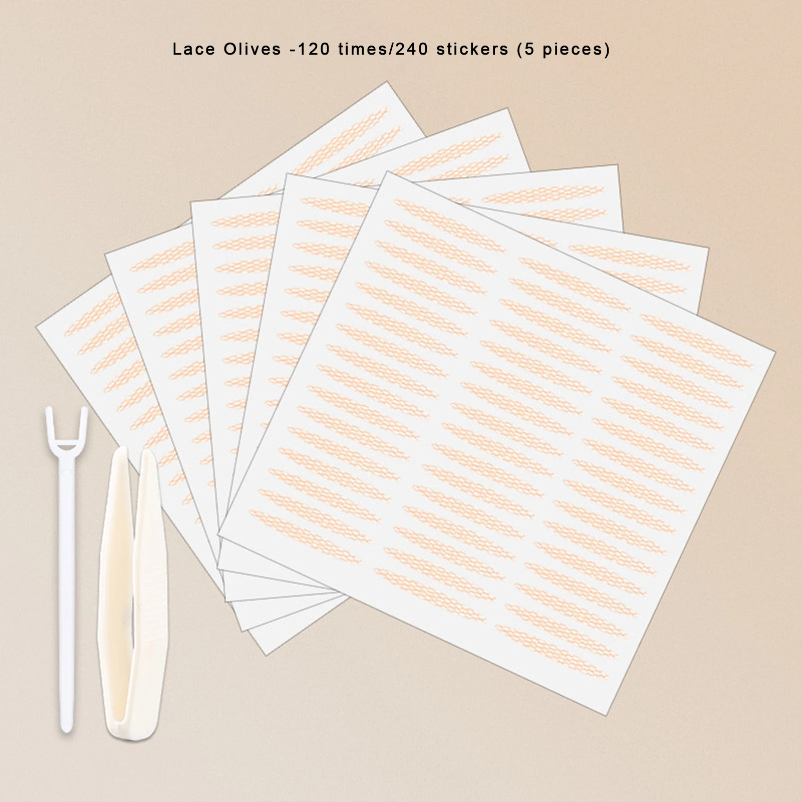 240 Patches Self Adhesive Eyelid Tape Stickers Glue-free Natural Invisible Eyelid Lifter Strips For Droopy Lids Hooded Eyes