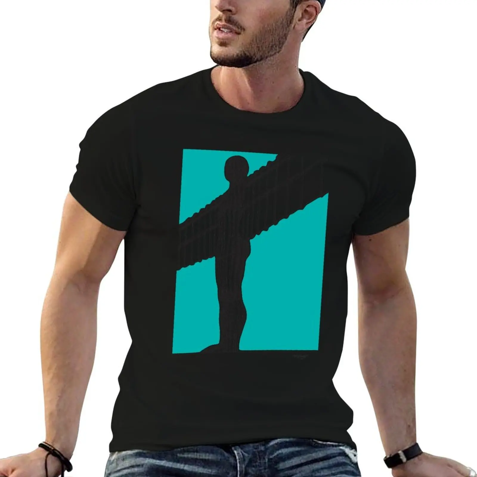 Angel of the North T-Shirt g man t shirts for men man t shirts high quality luxury brand T-Shirt