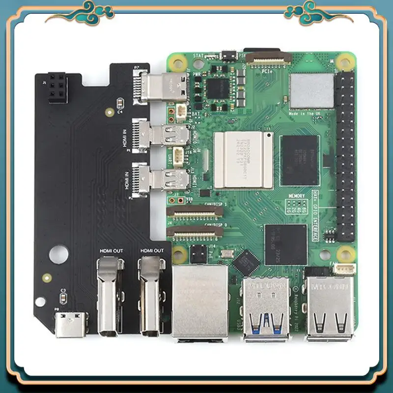 

(New)-PI5-CASE-ARGON-ONE-M.2 Case Built-In Active Cooler For Raspberry Pi5