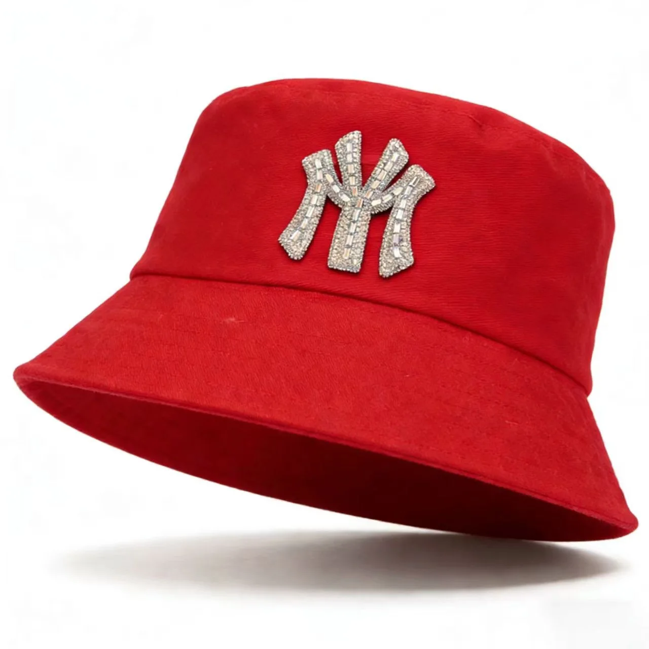 Neue MY Luxus-Diamant Komplett-Baumwolle Einfarbige Einseitige Fischerhüte für Männer und Mehrfarbige Basin-Caps für Frauen – Detail 11