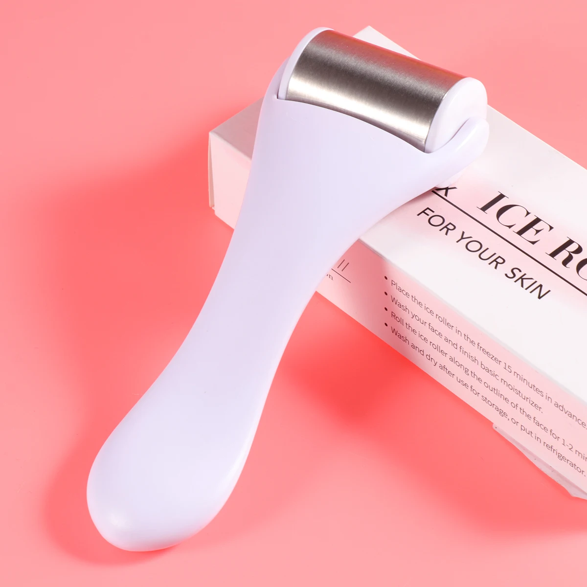 

Facial Massager Tool Roller White Skin Tightening Machine Face Accessories Mini Travel Size Youthful