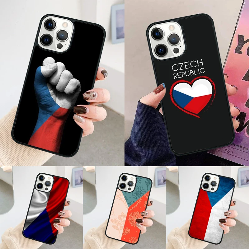 Czech Emblem Czech Republic Flag phone case Cover For iPhone 14 15 16 Pro Max SE 2020 For apple 11 12 13 Pro Max Mini 8 Plus