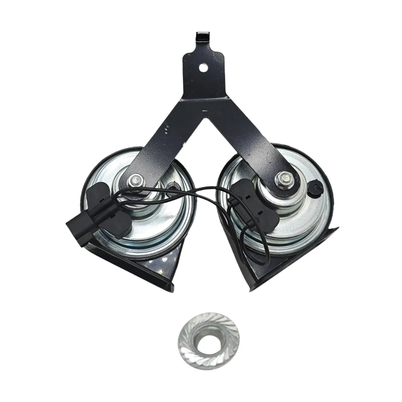 Car Dual Horn Assembly Accessory 8C2Z-13832-c High Performance, Parts Premium Loud Clear Low and High Pitch Horn Replace