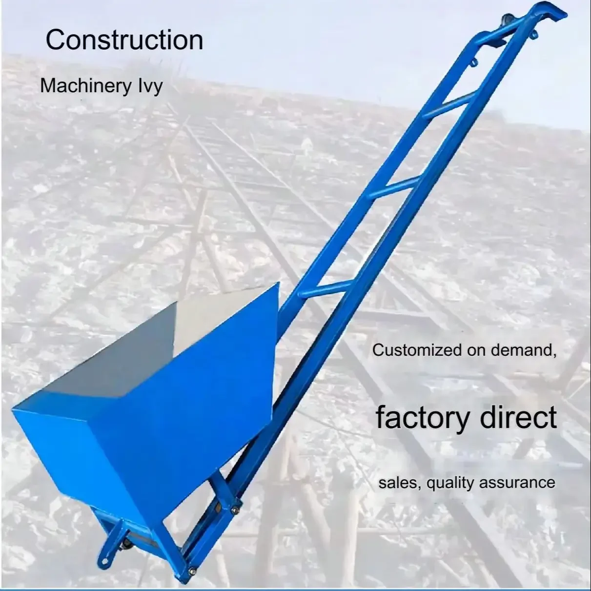 Construction loading climbing machine Rail transport small hoist