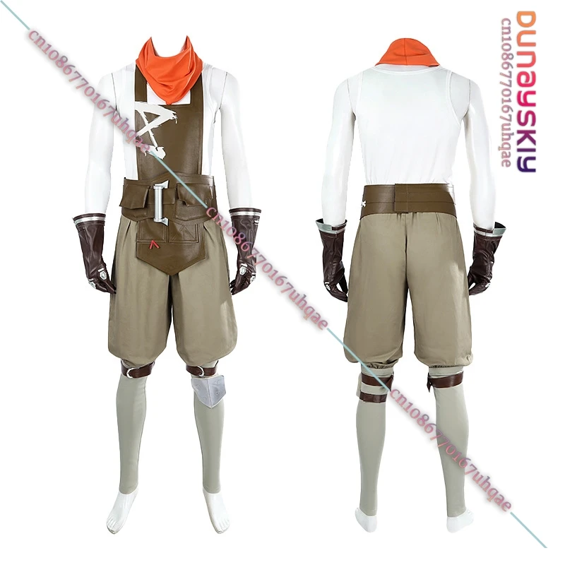 Arcane Ekko Косплей Костюм Мальчик Who Shattered Time Игровая Униформа Игровая Маска Обувь Наряды Ролевая Игра Карнавальный Костюм Для Мужчин