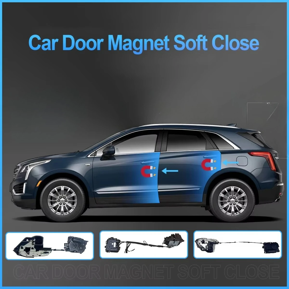 Soft Closer System Car Door Magnet Soft Close Lock Mechanism Electric Suction Door Kit for A8L D5/4N A7 4K8/Q8 E-tron/Q8