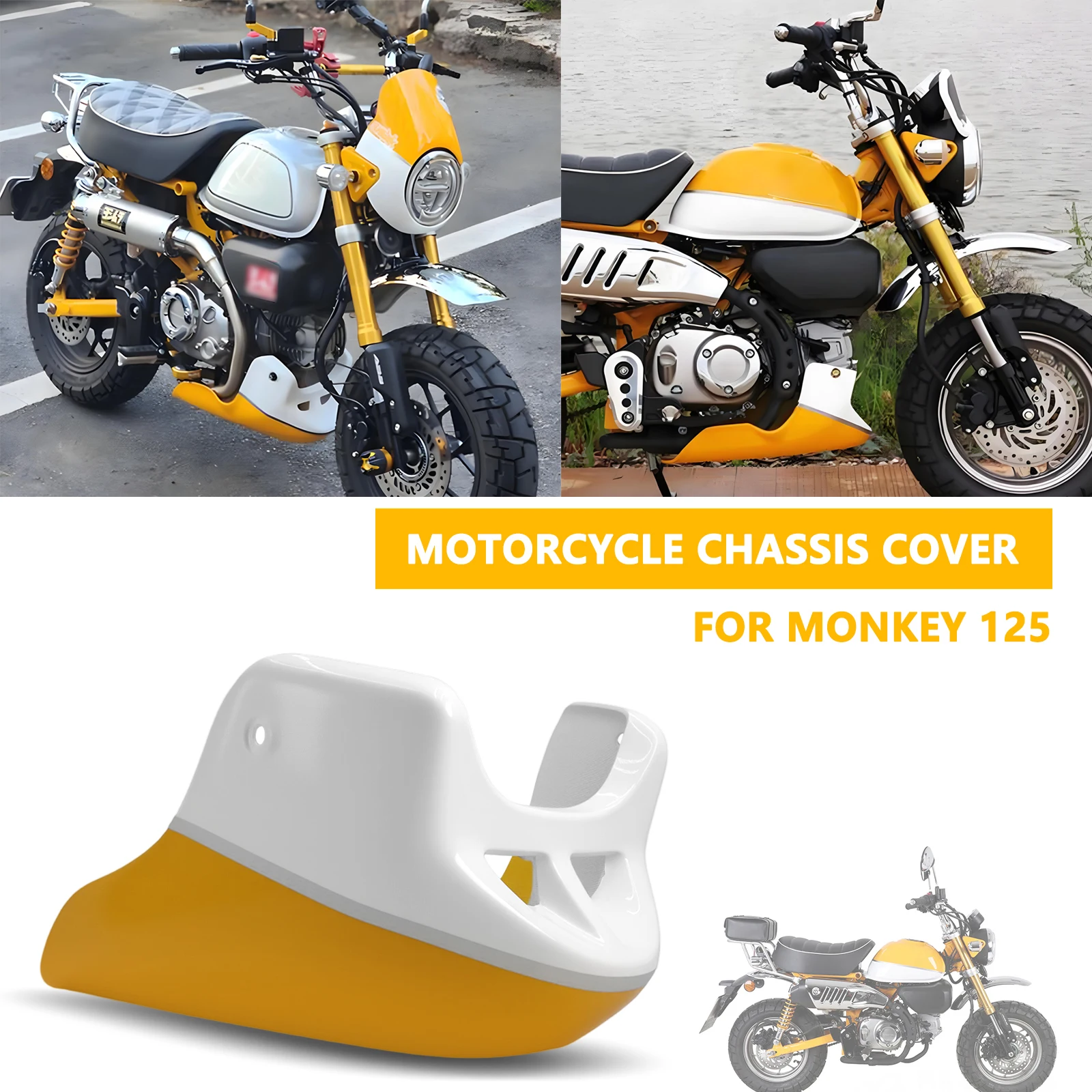 For Honda MONKEY 125 2018 2019 Monkey125 2020 Motorcycle Chassis expedition Skid Plate Engine Chassis Protective Guard