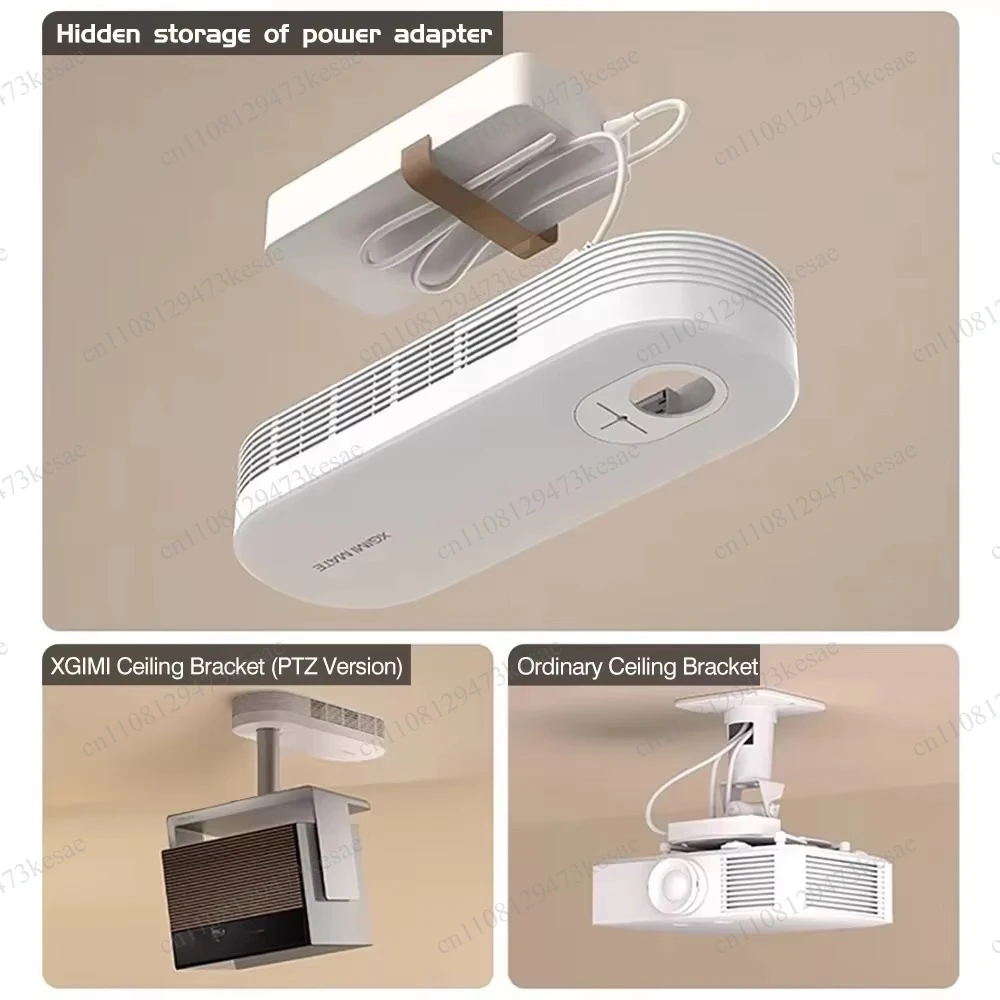 for XGIMI Ceiling Mount Bracket Dedicated for RS 10 Ultra Heavy Duty MATE Interface Anti-Vibration Home Theater Projector