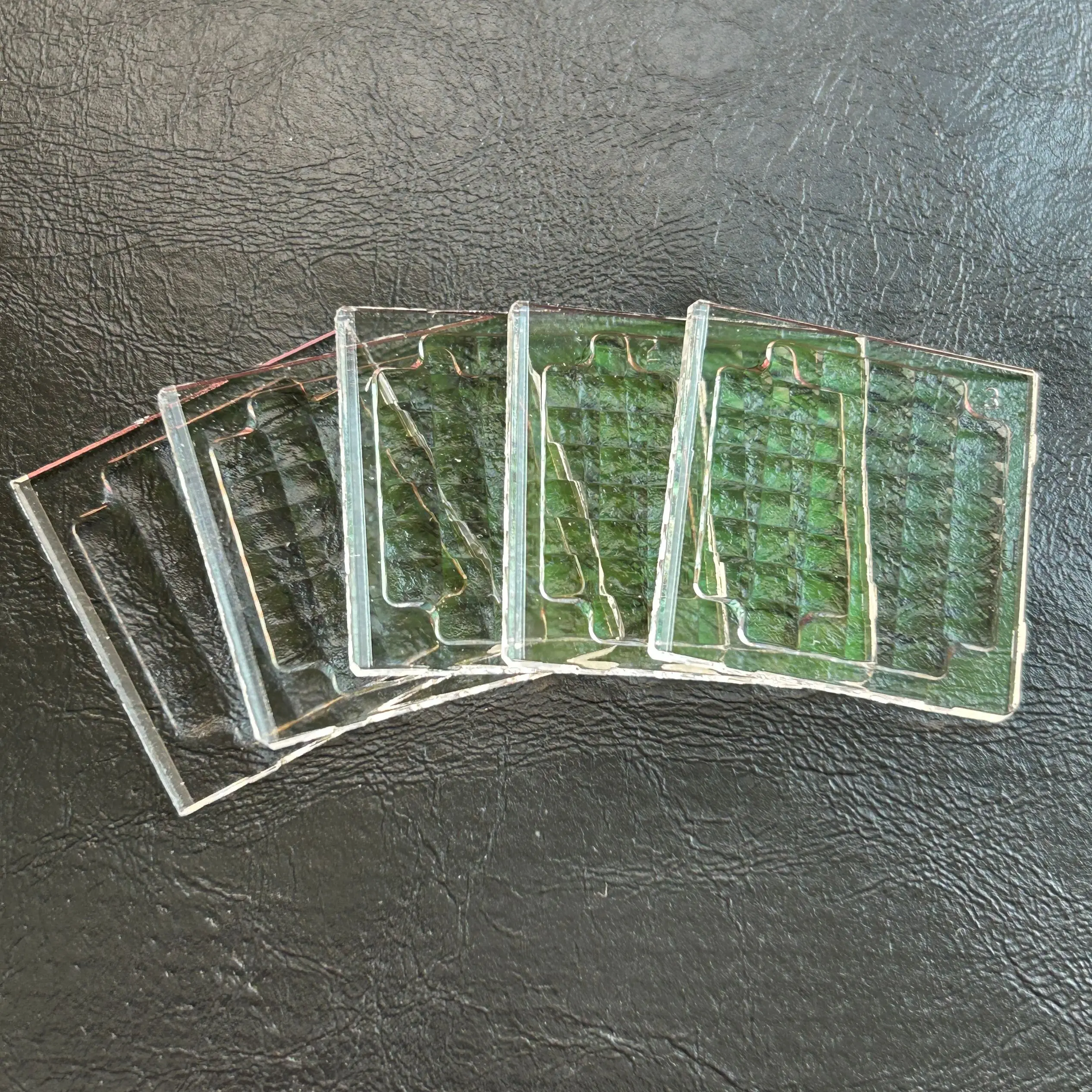 10 PCS Optical Glass Compound Lens 33.5X33.6mm Projector Optical Path Repair Lens Prism Educational Physics DIY