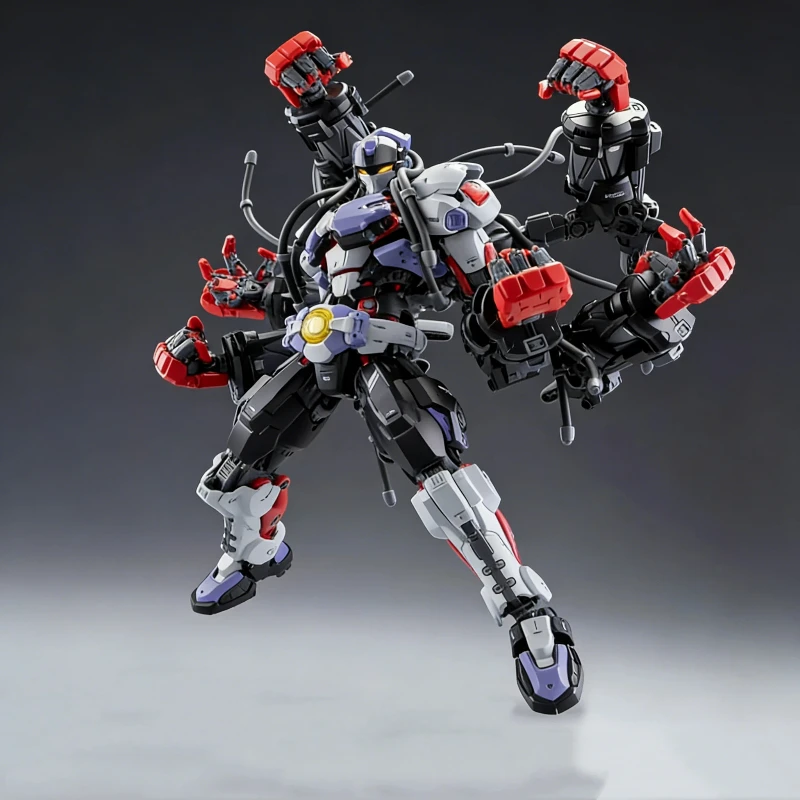 Hemoxian Over Zero 1/10 Baki Boxer Assembly Mecha Model Kit  Action Figure With Water Decals Collectible Toy Ornament Boy Gift