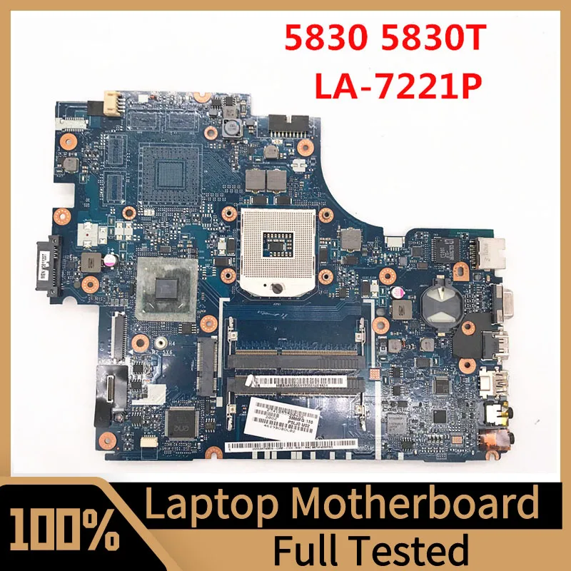 

P5LJ0 LA-7221P Mainboard For Acer Aspire 5830 5830TG Laptop Motherboard HM65 DDR3 GT540M 100% Full Tested Working Well