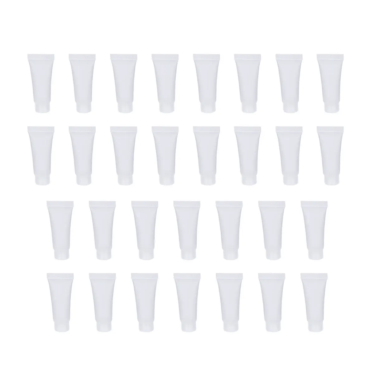 30 Stück Aufbewahrungsflaschen für Reisen, Make-up, Unterverpackung, auslaufsicher, gefrostet, tragbarer Spender, Quetschflaschen