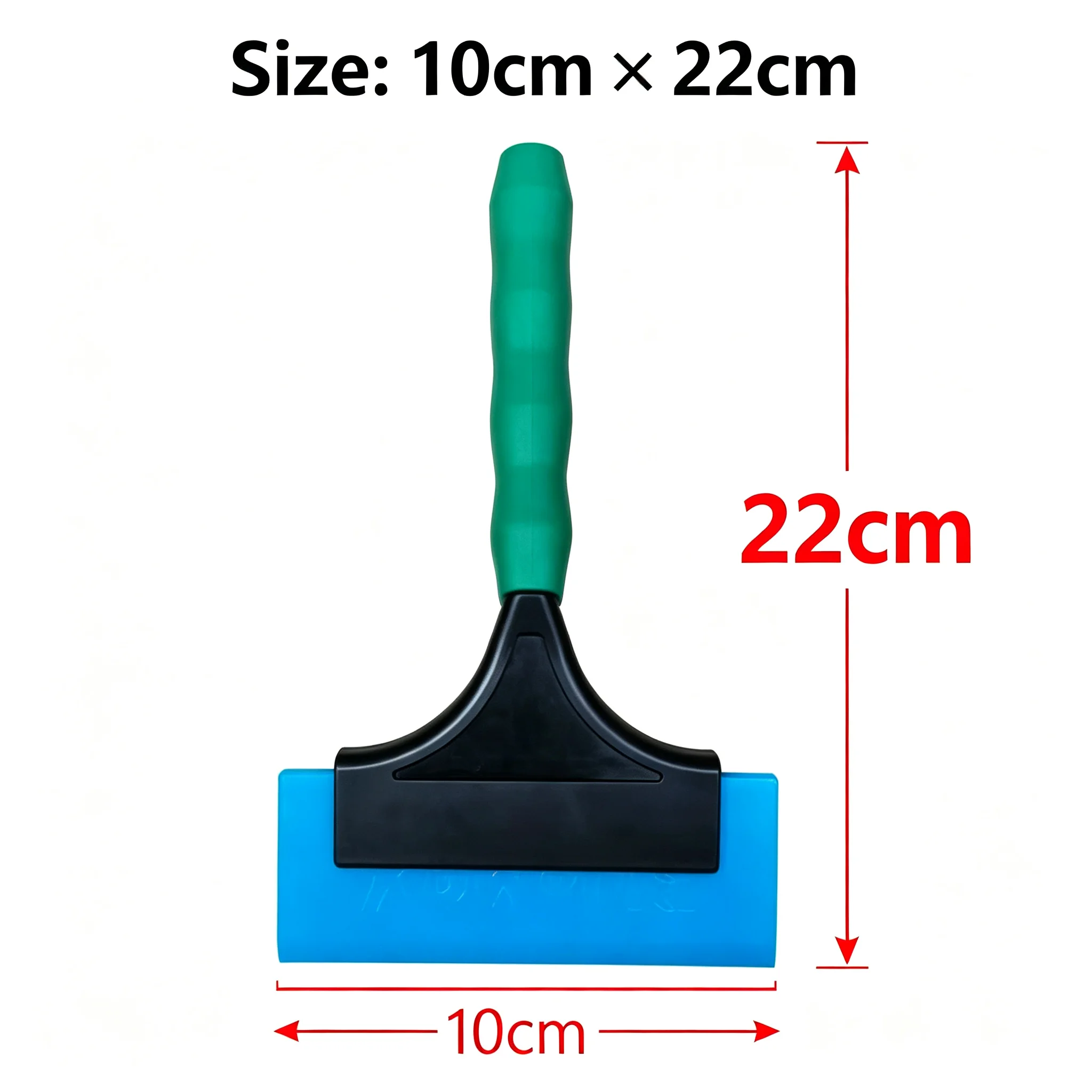 Soft Rubber Squeegee 10cm Blue Beef Tendon Blade Professional Car Window Tinting Glass Cleaning Water Scraper Vinyl Wrap Tool