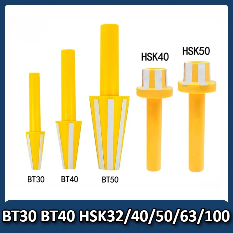 TULX BT30 BT40 BT50 HSK32 HSK40 HSK50 HSK63A HSK63F HSK Spindle Cleaning Rod Cleaner Brush Taper Collet Holder Wipe CNC Tool