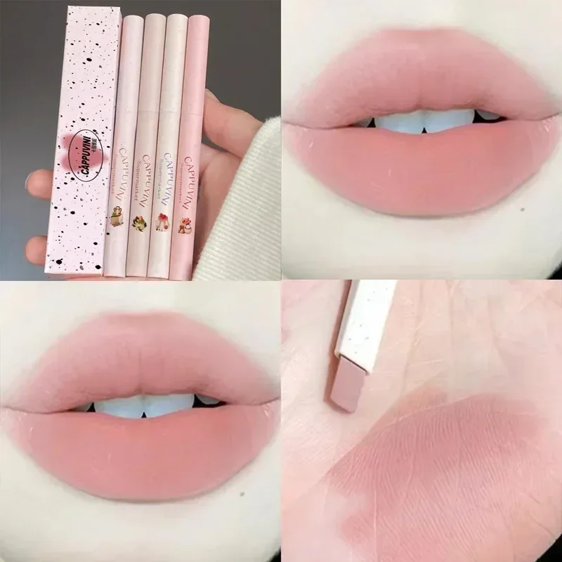 Lápiz Delineador de labios de larga duración, resistente al agua, labios 3D, lápiz labial regordete, contorno Natural, línea de contorno de labios, maquillaje, lápiz delineador de labios