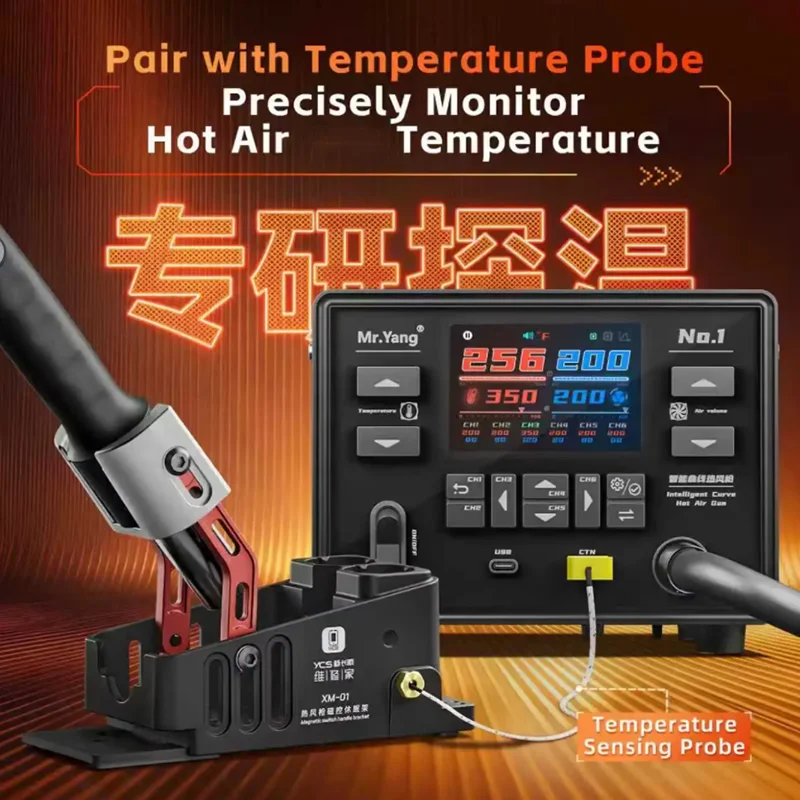 YCS XM-01 Magnetic Control Stand Flexible Modular Assembly for Phone PCB Repair Soldering and Repairs Tools