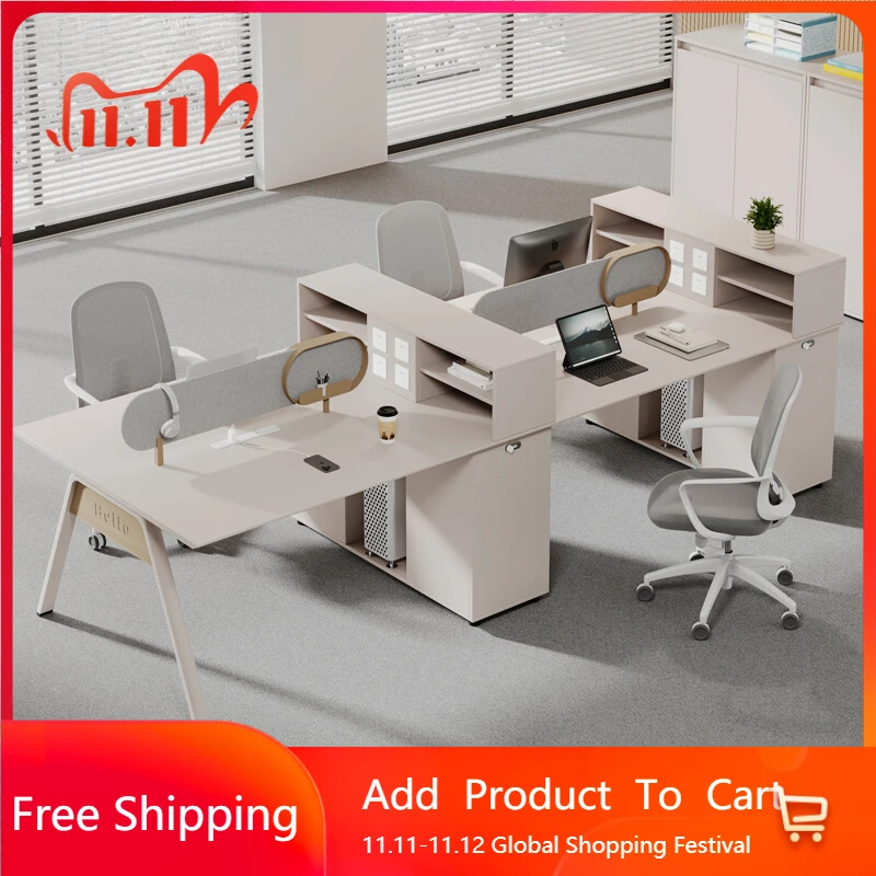 

Unique Designer Office Desk Modern Stand Up Secretary European High Quality Crafting Executive Metal Bureau Meuble Furniture