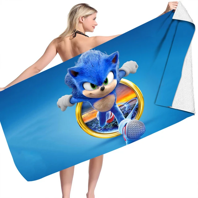 Sonic the hedgehog bath towel hotsell