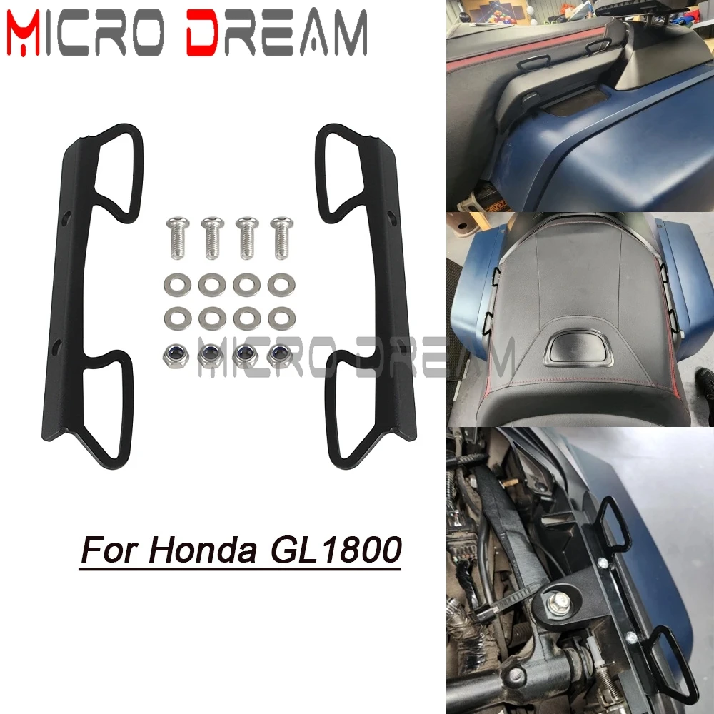 Motorcycle Rear Passenger Seat Tie Down Anchors Mount Bracket For Honda Goldwing GL1800 GL 1800 F6B  2018-2023 Tie-down Anchors