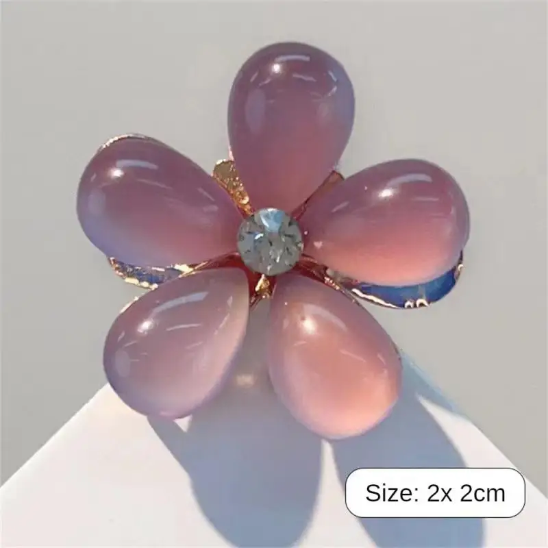 1/3/5SETS Ease Of Use Rhinestone Hairpin Rhinestone Grasp Durable Materials Bangs Grab Clip Sweet Hair Accessories