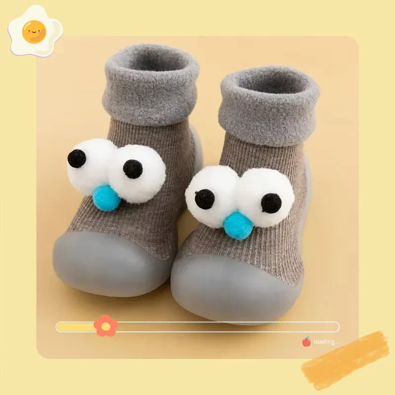 أحذية كلاسيكية على الطراز أحذية للأطفال الصغار، أحذية للأطفال الصغار برسوم كارتونية للأطفال البنات أحذية للأولاد والأولاد جوارب للخريف والشتاء،