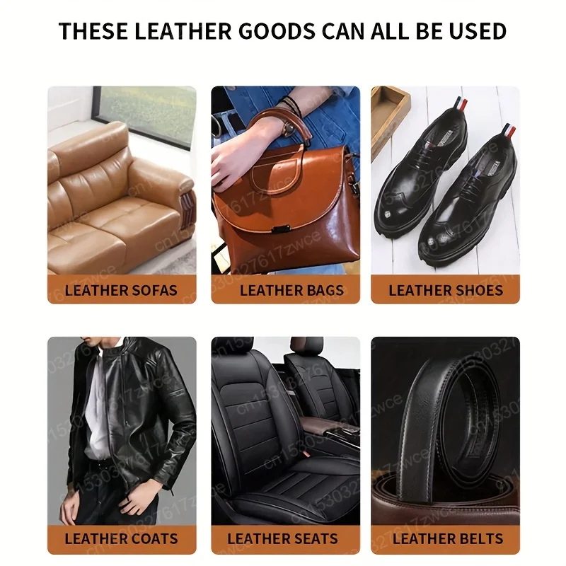 Shoe Polish Scratch Repair Bags Renewal Wax Coating Agent Furniture Leather & Plastic Back To Shine Gloss Long-Lasting Polishing