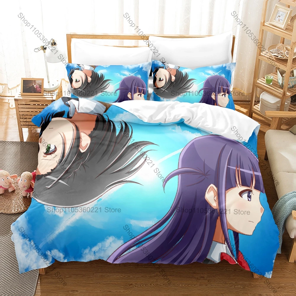 3 In 1 Shoujo Kageki Revue Starlight Bedding, Duvet Cover + Two Pillowcases, Exquisite Manga Art Print Soft Fabric Great Gift