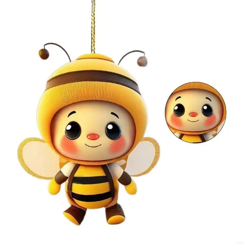 

Rear View Mirrorr Access Acrylic Bees Car Mirrorr Hangings Decorations Pendants for Automotive Interior Decorations