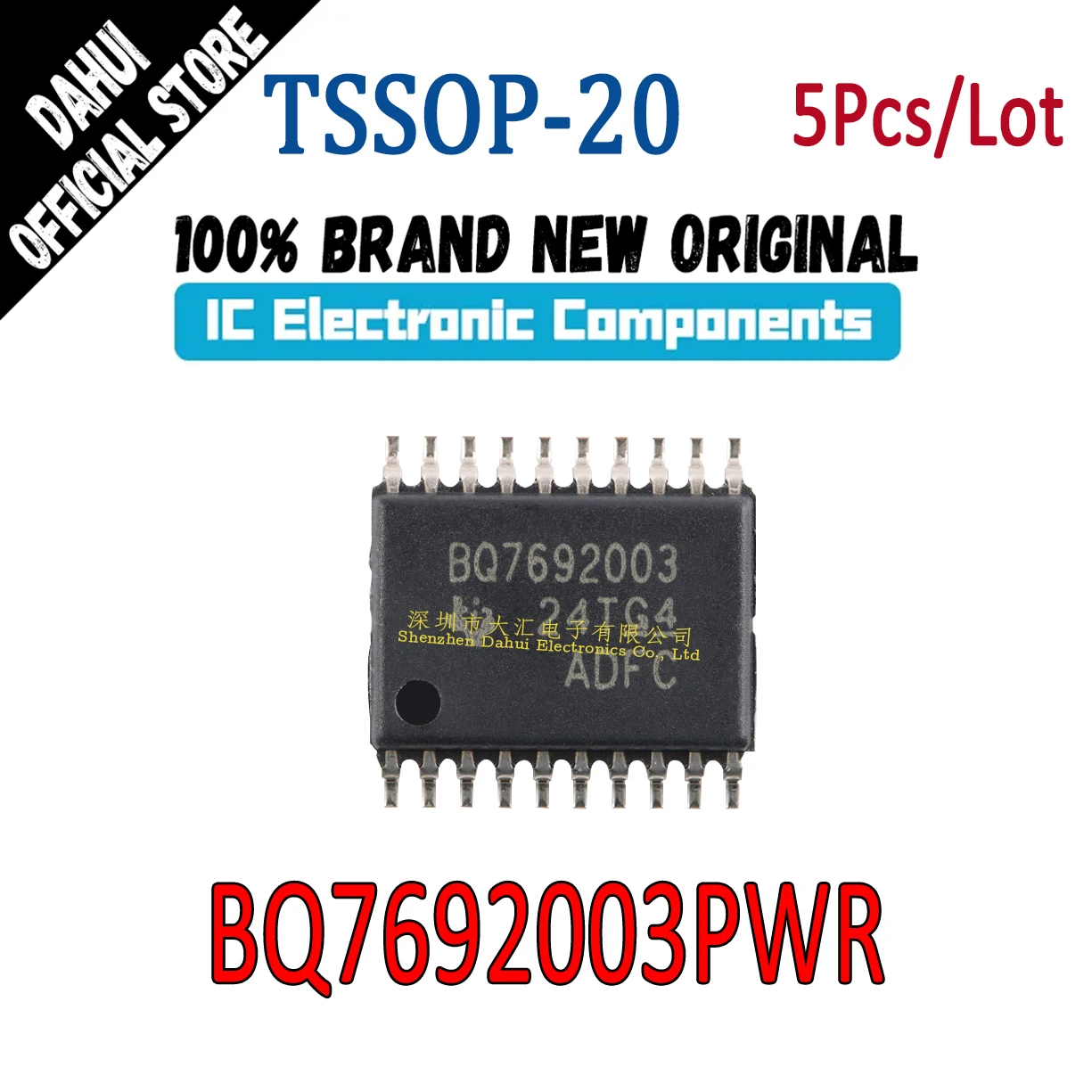 

5Pcs BQ7692003PWR BQ7692003 TSSOP-20 Battery management chip IC new original