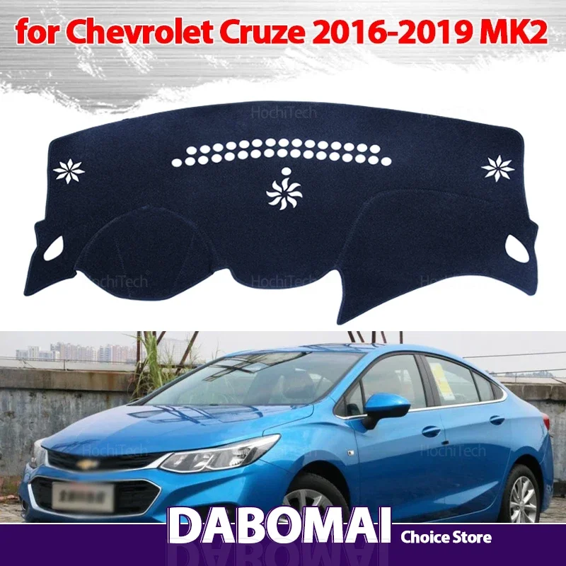

Dashboard Cover Dash Board Mat Carpet Pad Shade Cape Blanket Car Accessories for Chevrolet Cruze 2016 2017 2018 2019 MK2