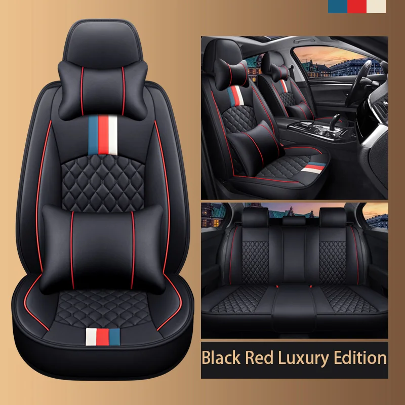 

WZBWZX Leather Car Seat Cover For Citroen All Models C4-Aircross C4-PICASSO C6 C5 C4 C2 C-Elysee C-Triomphe Car-Styling