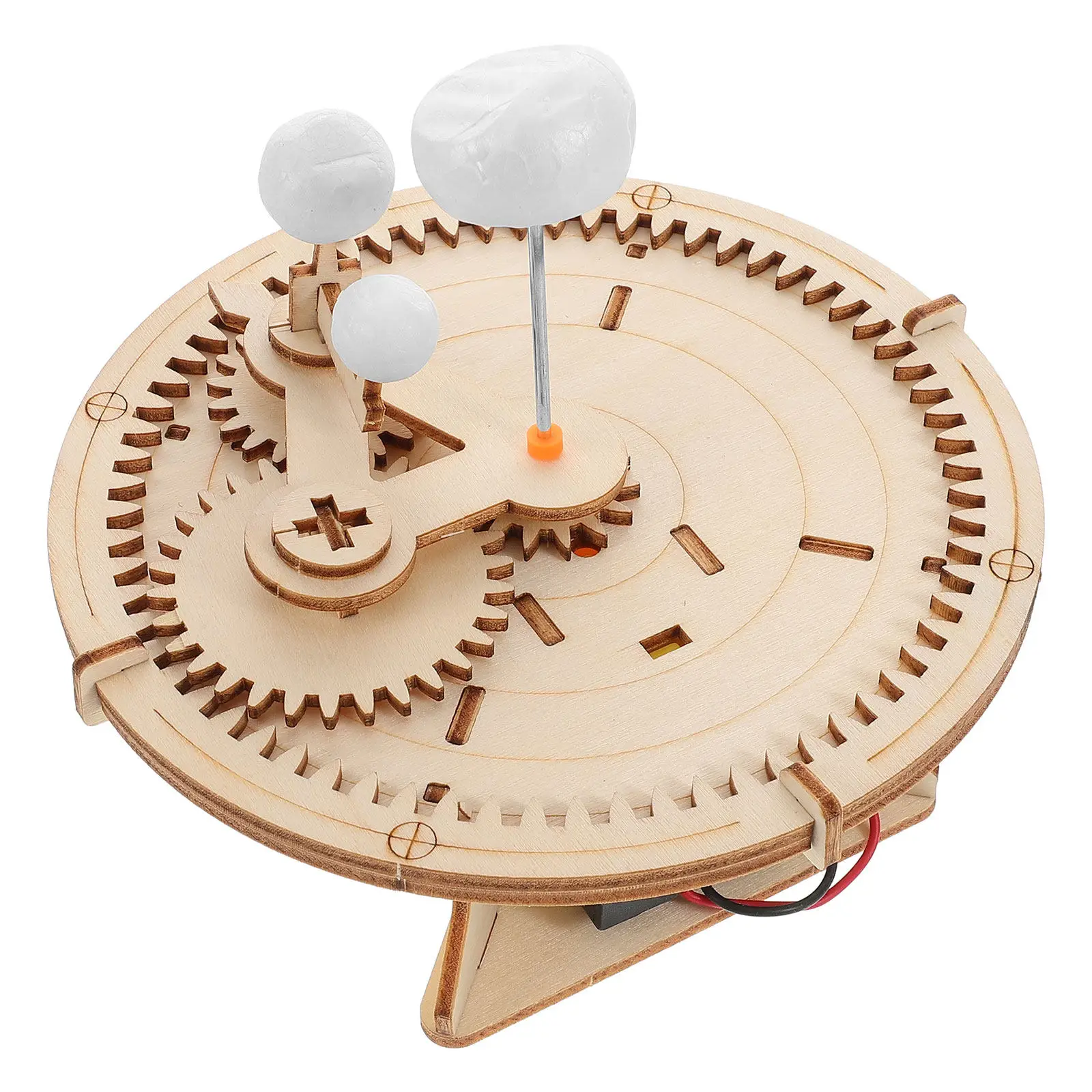DIY Solar System Wooden Craft Puzzle Space Planets Orbit Simulation Science Learning Astronomy Educational Kit for Kids Adults