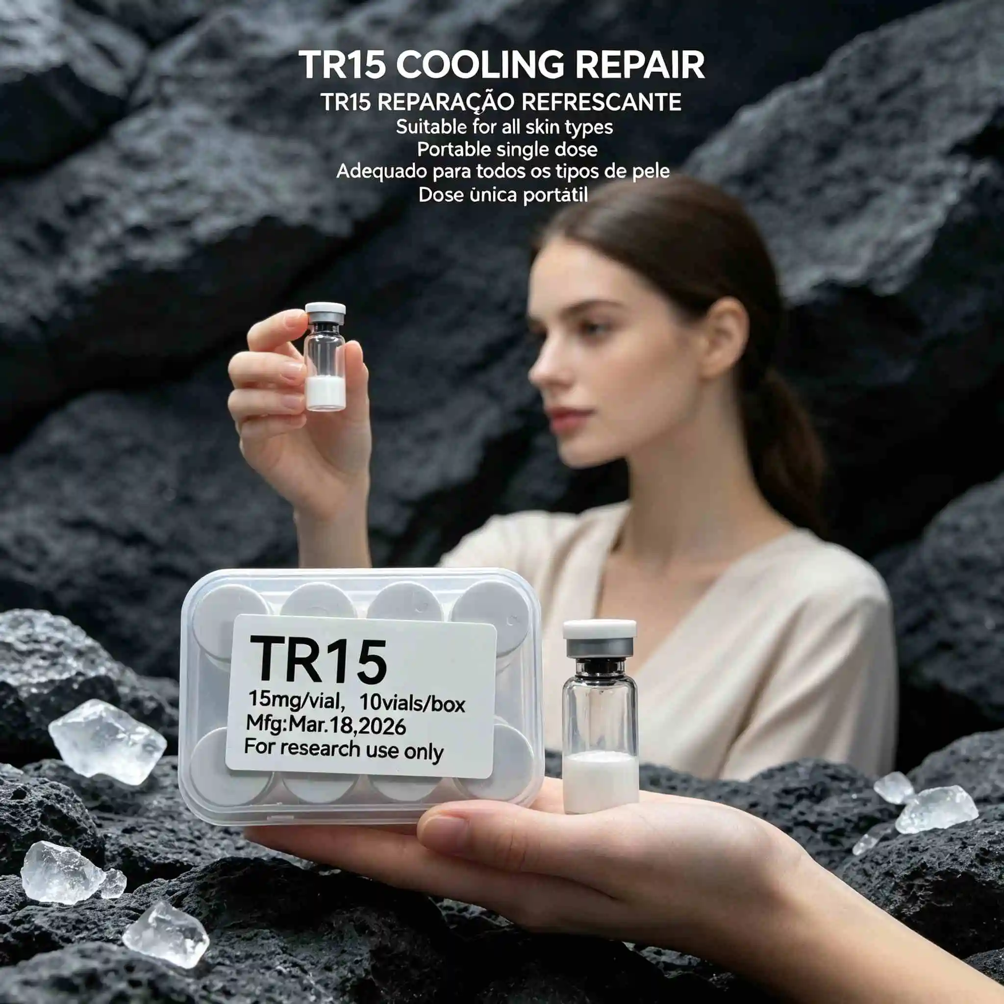 (Random Cap Colors) TR Lyophilized Powder  Facial Nourishing Hydrating