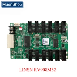 Free Shipping Linsn RV908M32 Led Receiving Card rv908 Controller Ports  P2 / P2.5 / P3 12xhub75e Indoor Outdoor ts802