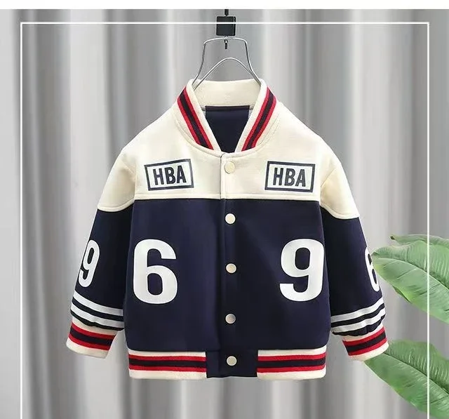 

Детские качественные куртки высотой 90-145 см, новинка 2023 года, осенняя одежда для мальчиков, уличная взрывная красивая весенняя бейсбольная одежда для девочек
