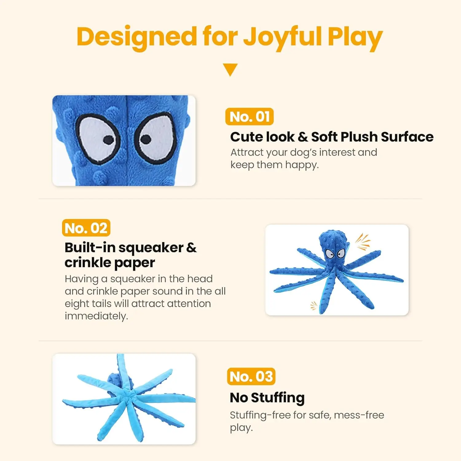 لعبة كلب صار الأخطبوط مضحك الحيوانات الأليفة لعبة مضغ تفاعلية للكلاب الصغيرة الكبيرة لا حشو ذكي لدغة المقاومة منتجات الحيوانات الأليفة #6