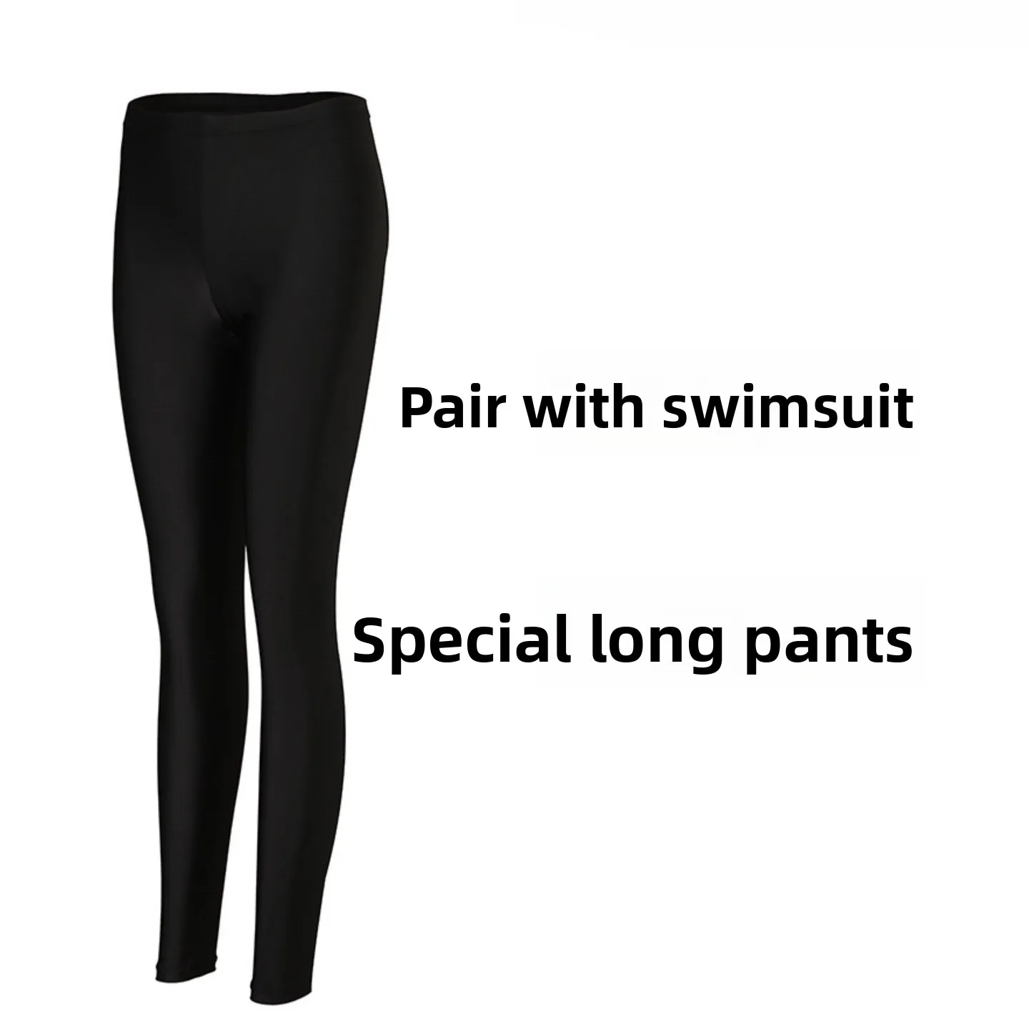 Retro Original Black Quick Dry Breathable Surfing Diving Swimming Suit with Long Pants Slimming Thermal Conservatism