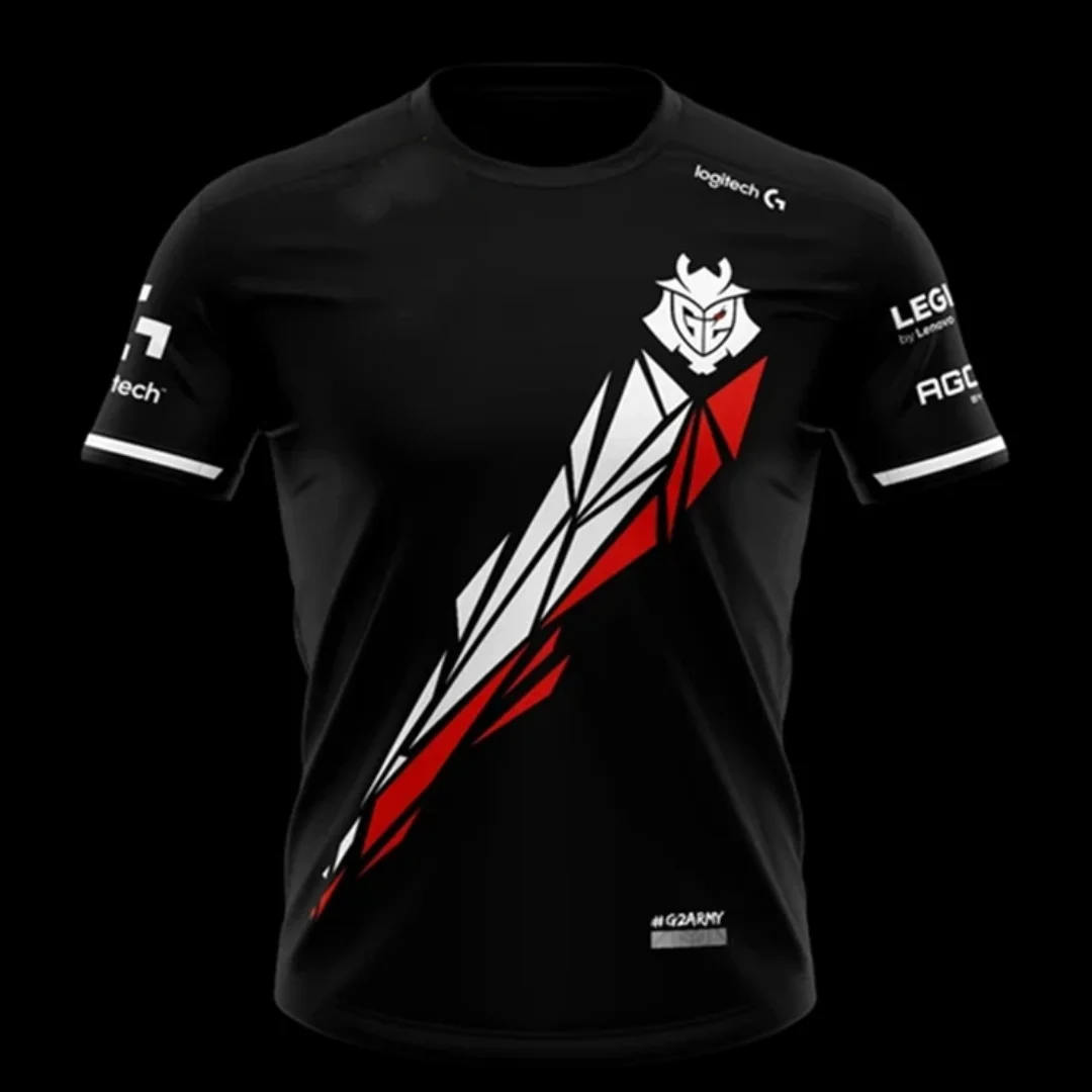 2024 G2 Free Customized LOL Name BrokenBlade Yike Caps HansSama Mikyx CSGO 6XL Sleeve Shirt, Party, New,