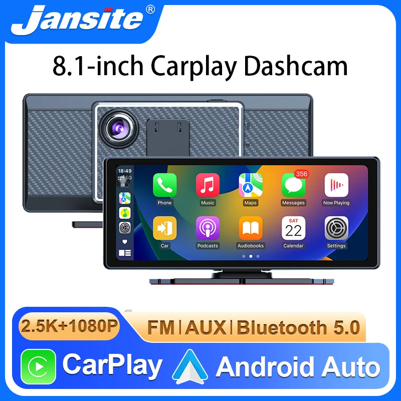 81-inch-25k-dash-cam-wireless-carplay-android-auto-bluetooth50-car-dvr-gps-navigation-dashboard-video-recorder-night-vision
