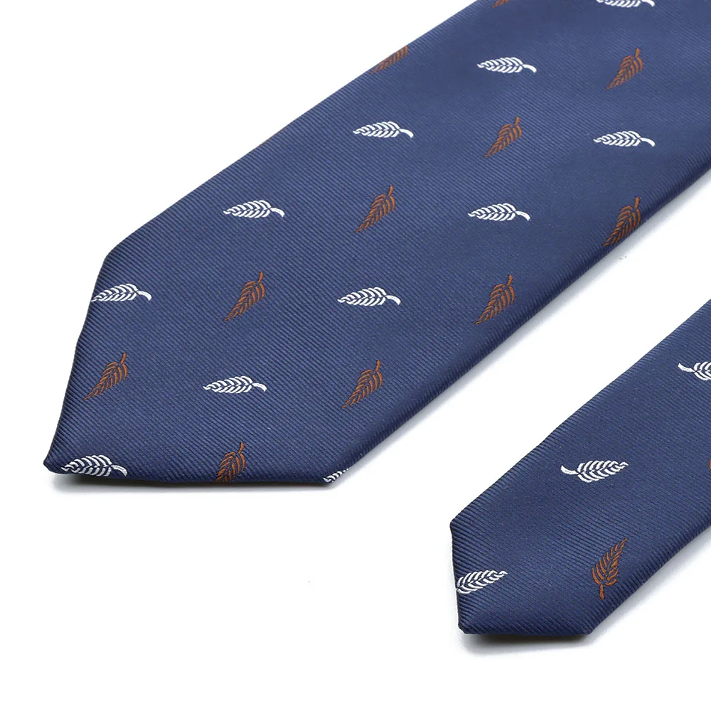 Men's 8CM Elegent Dot Leaves Striped Pattern Polyester Jacquard Weave Necktie Groom Gentleman Ties Party Wedding Accessories