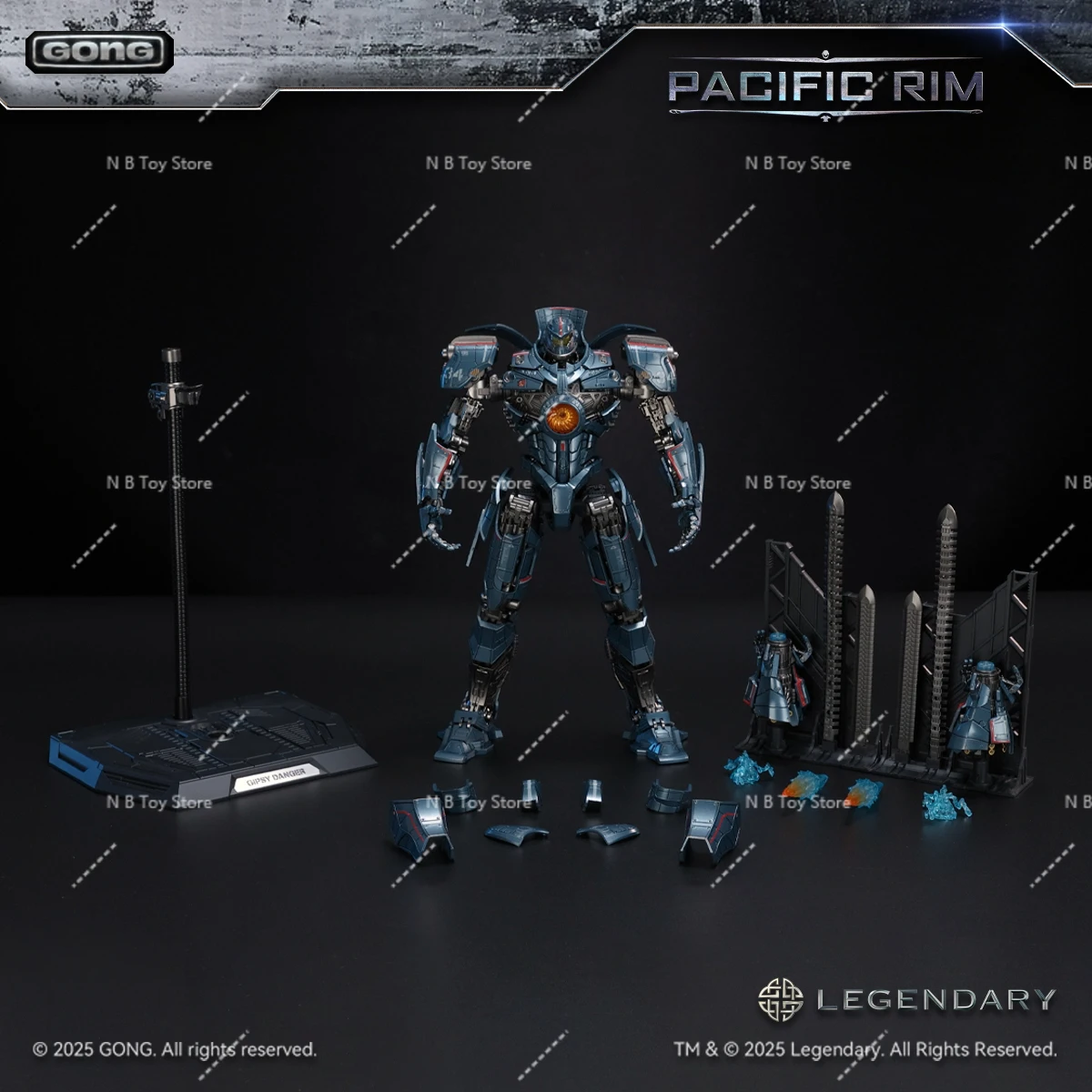 متوفر في المخزون Gong Gipsy Danger 25 سنتيمتر مجموعة من شخصيات الرسوم المتحركة المتنقلة نموذج اللعب ميكا شخصيات الحركة المنفصلة