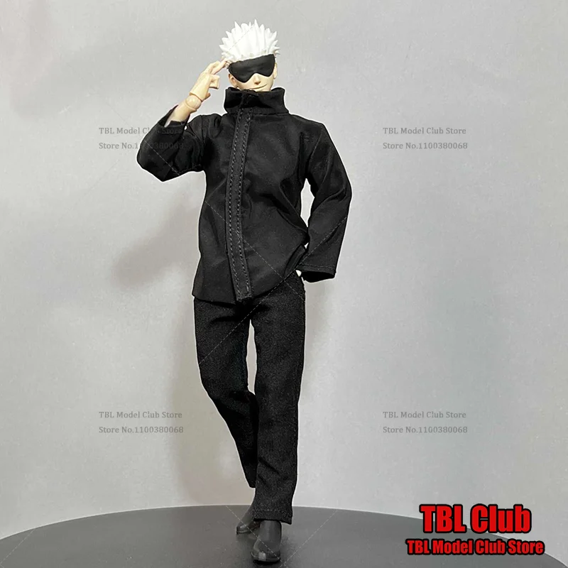 

1/12 Scale Male Clothes Jujutsu Kaisen Gojo Satoru Strongest Sorcerer Japanese Anime For SHF 6-inch Action Figure Soldier Toys