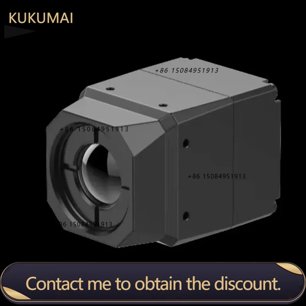 640x512 VOx thermal industrial camera, featuring a 9.1mm lens and CVBS analog output for night vision vision, suitable