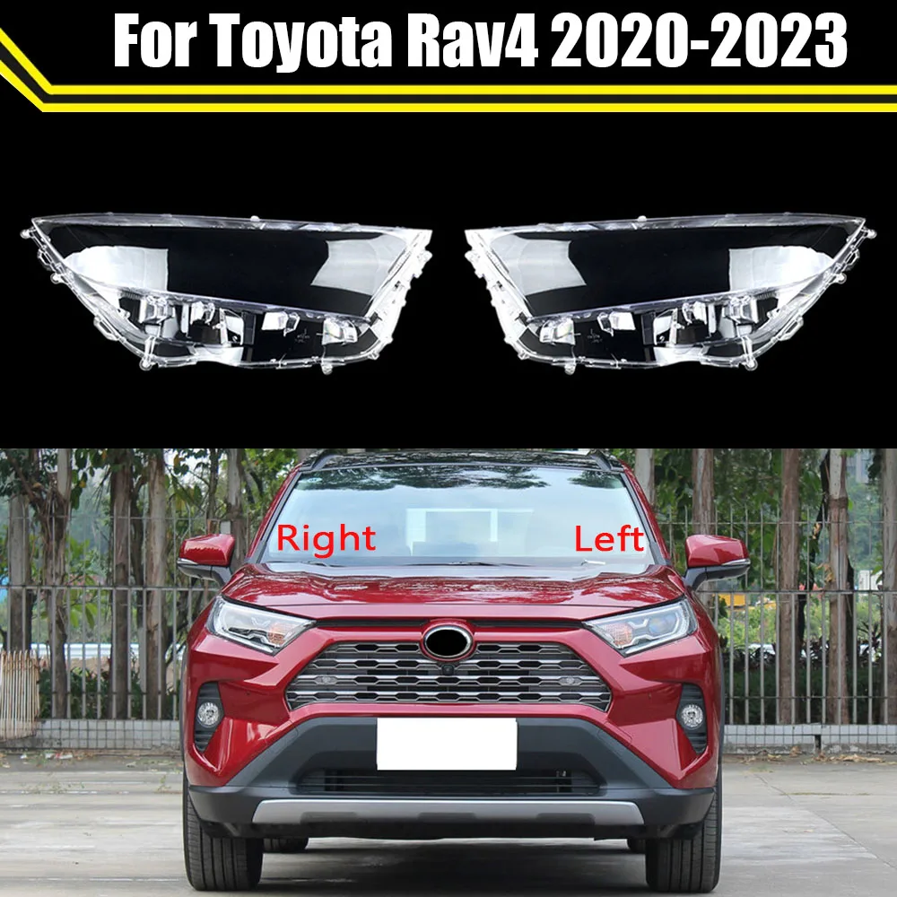 

Прозрачный чехол для фары для Toyota Rav4 2020-2023, крышка объектива передней фары автомобиля, абажур для авто, прозрачные крышки корпуса лампы