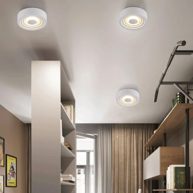 

SANDYHA современный минималистичный алюминиевый коридор светодиодный потолочный светильник для гостиной спальни кабинет украшение окружающее освещение