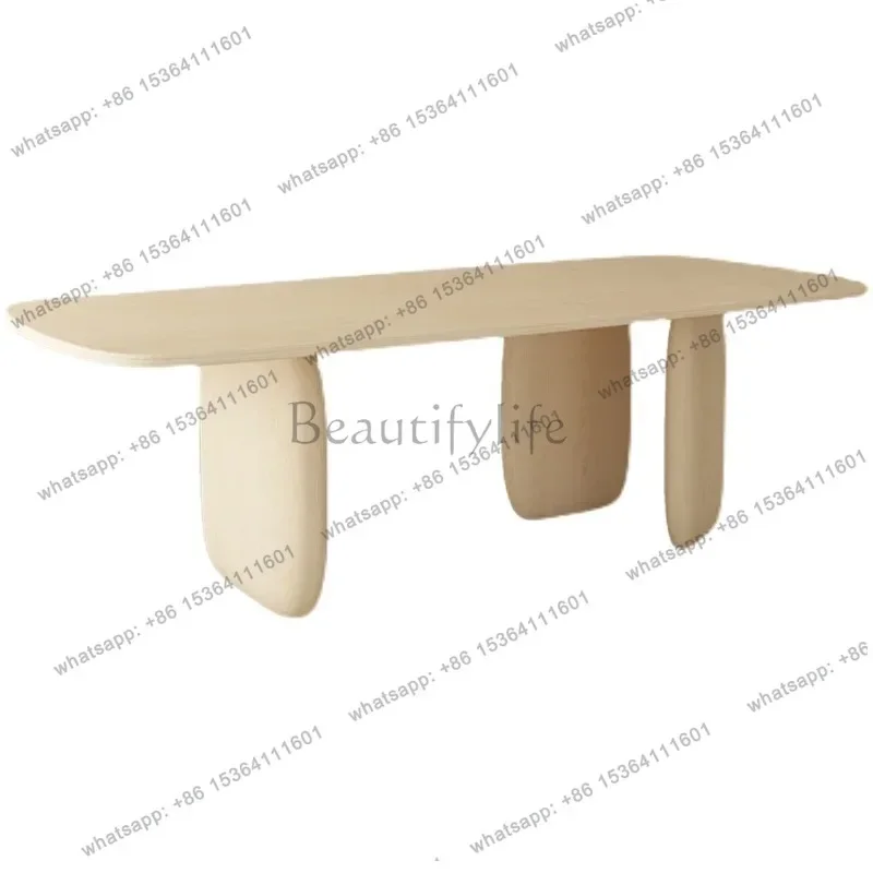 

Modern Luxury Dining Table Design Wood Unique Nordic Study Dining Table Living Room Restaurant Mesas De Comedor Furniture Home