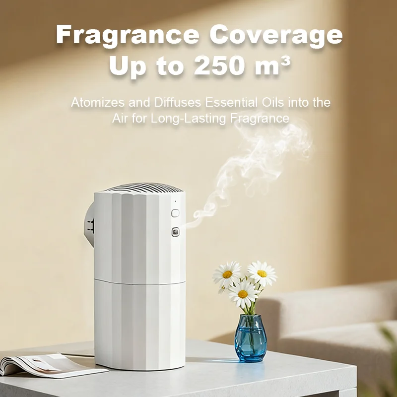 

​​Smart Bluetooth Aromatherapy Diffuser Plug in Mini Portable Timer Quick Odor Eliminator for Toilet Essential Oil