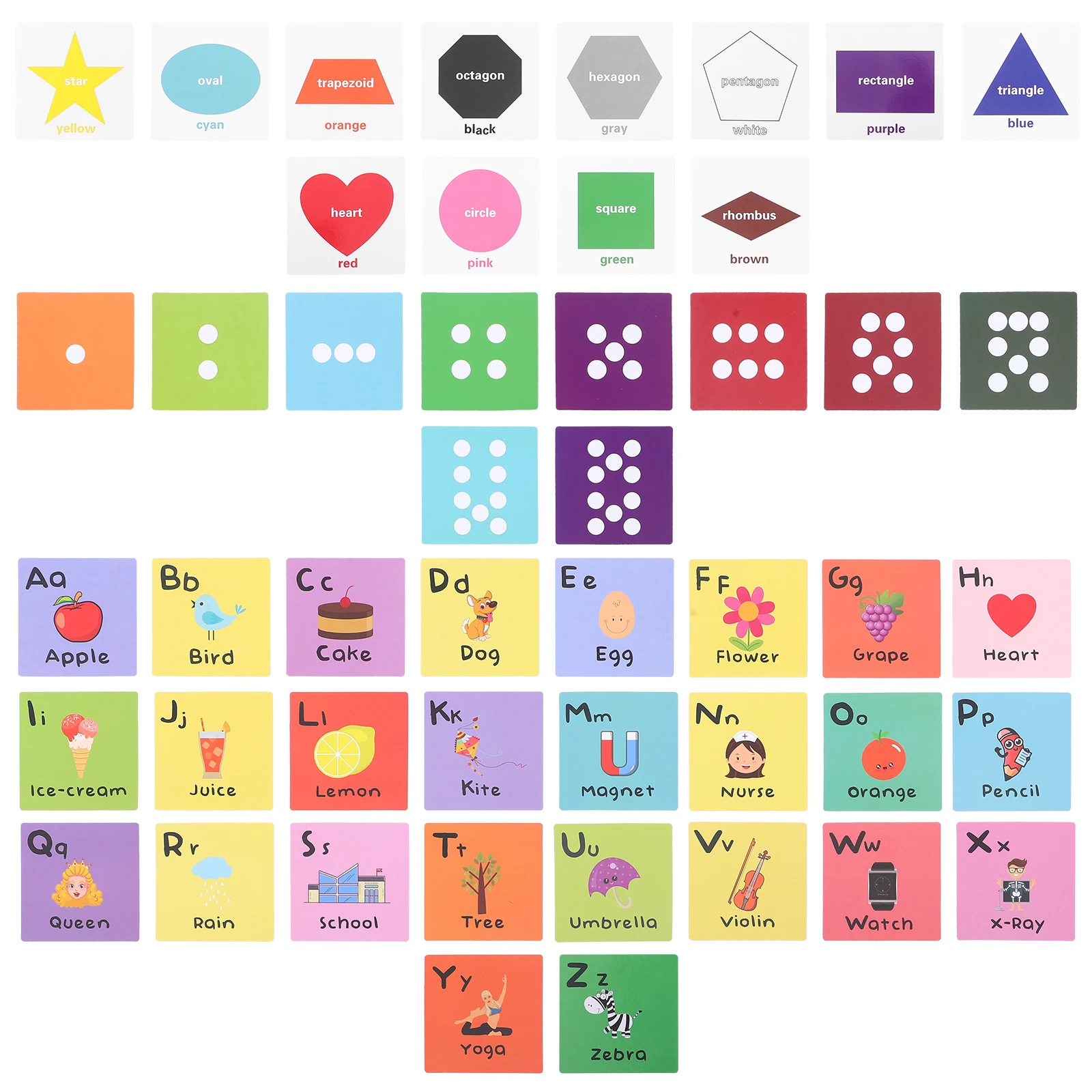 Gioco dell'alfabeto Carte di parole cognitive educative inglesi Gioco di apprendimento per bambini Carte educative precoci per bambini Lettera per bambini