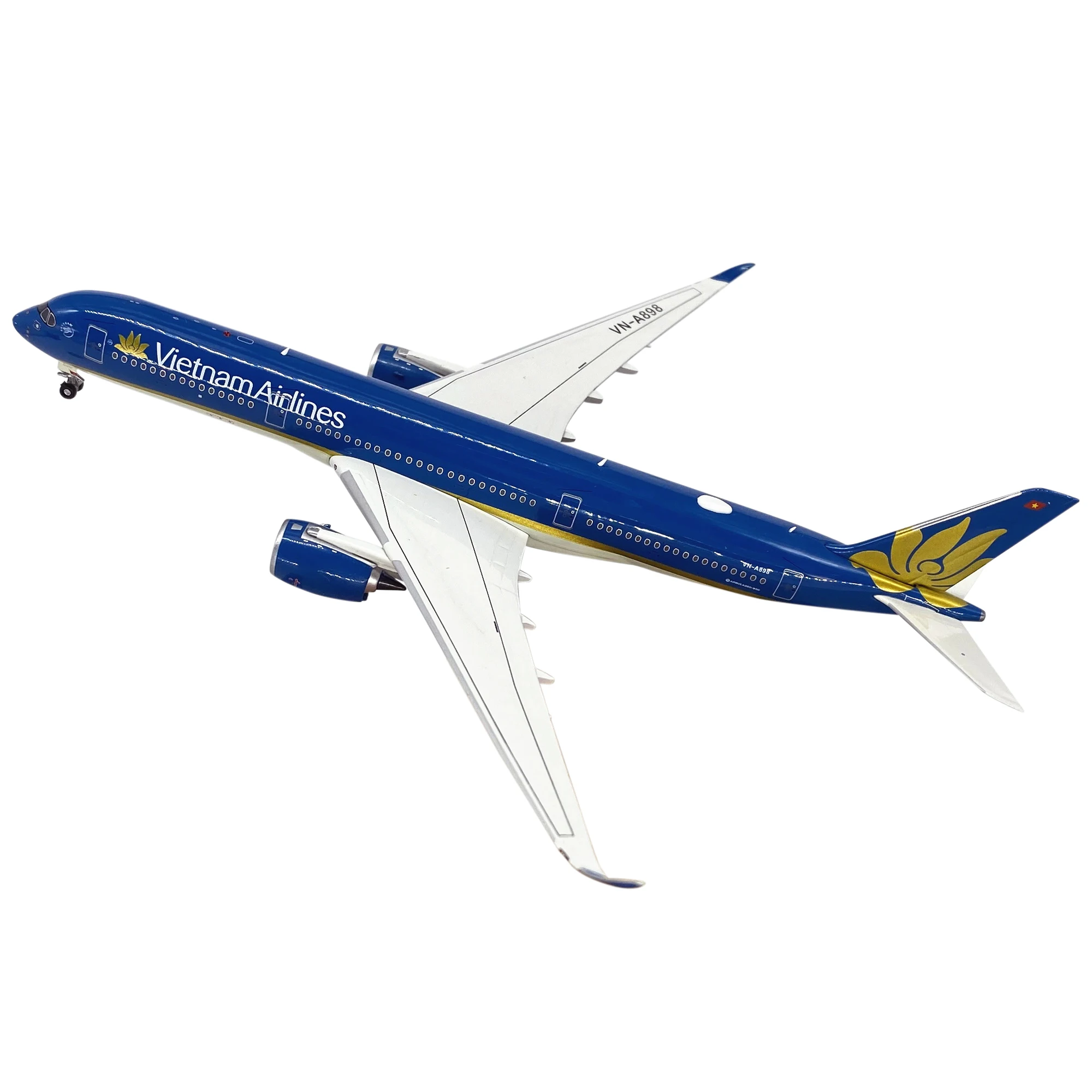 

Diecast Alloy Model of Vietnam Airlines A350-900 Civil aviation Passenger Plane 1:400 Scale Toy Gift Collection Simulation